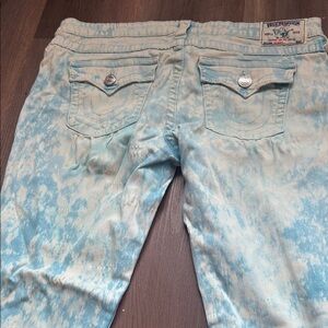 True Religion Light Blue Tie-Dye Jeans